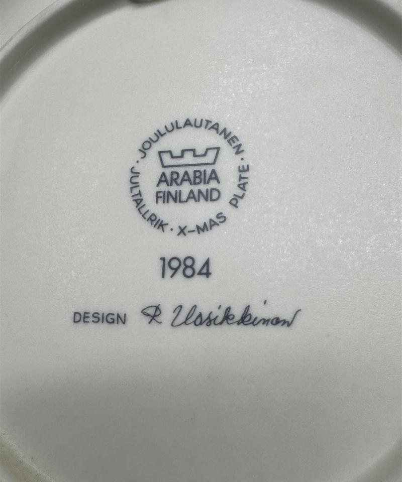 Arabia joululautanen setti 1979-1988
