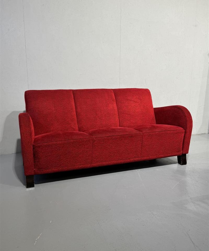 Vintage sohva punainen