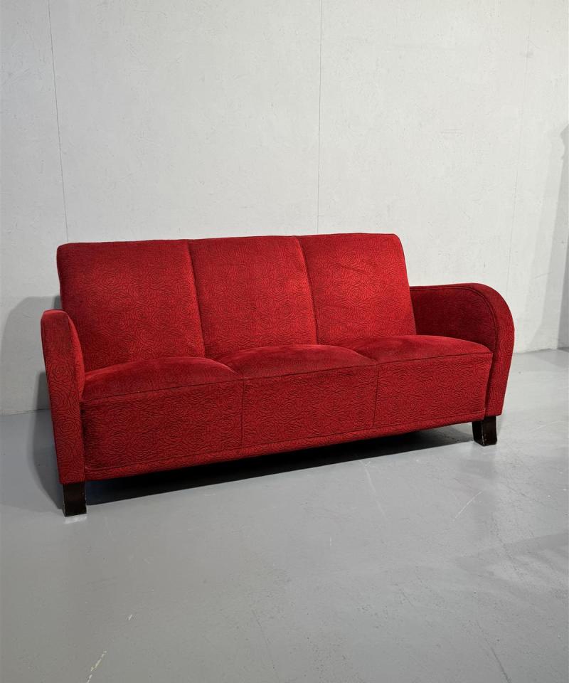 Vintage sohva punainen