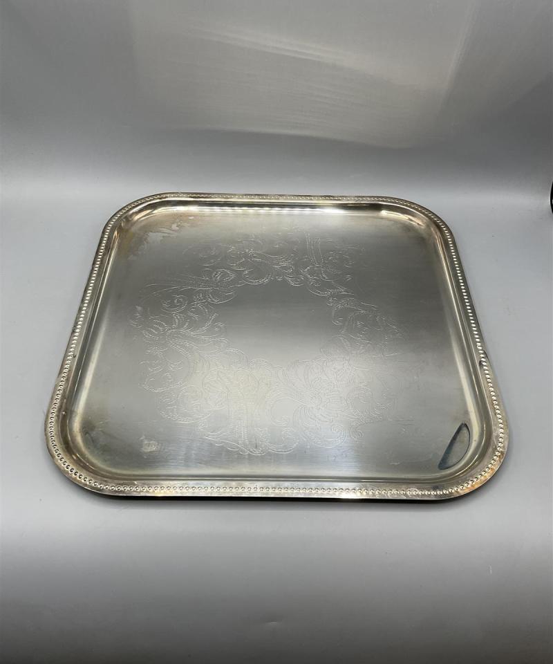 Scandia Silver tarjotin hopeoitu
