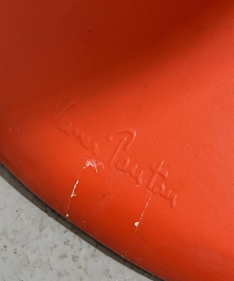 Verner Panton tuolit (2kpl) oranssi