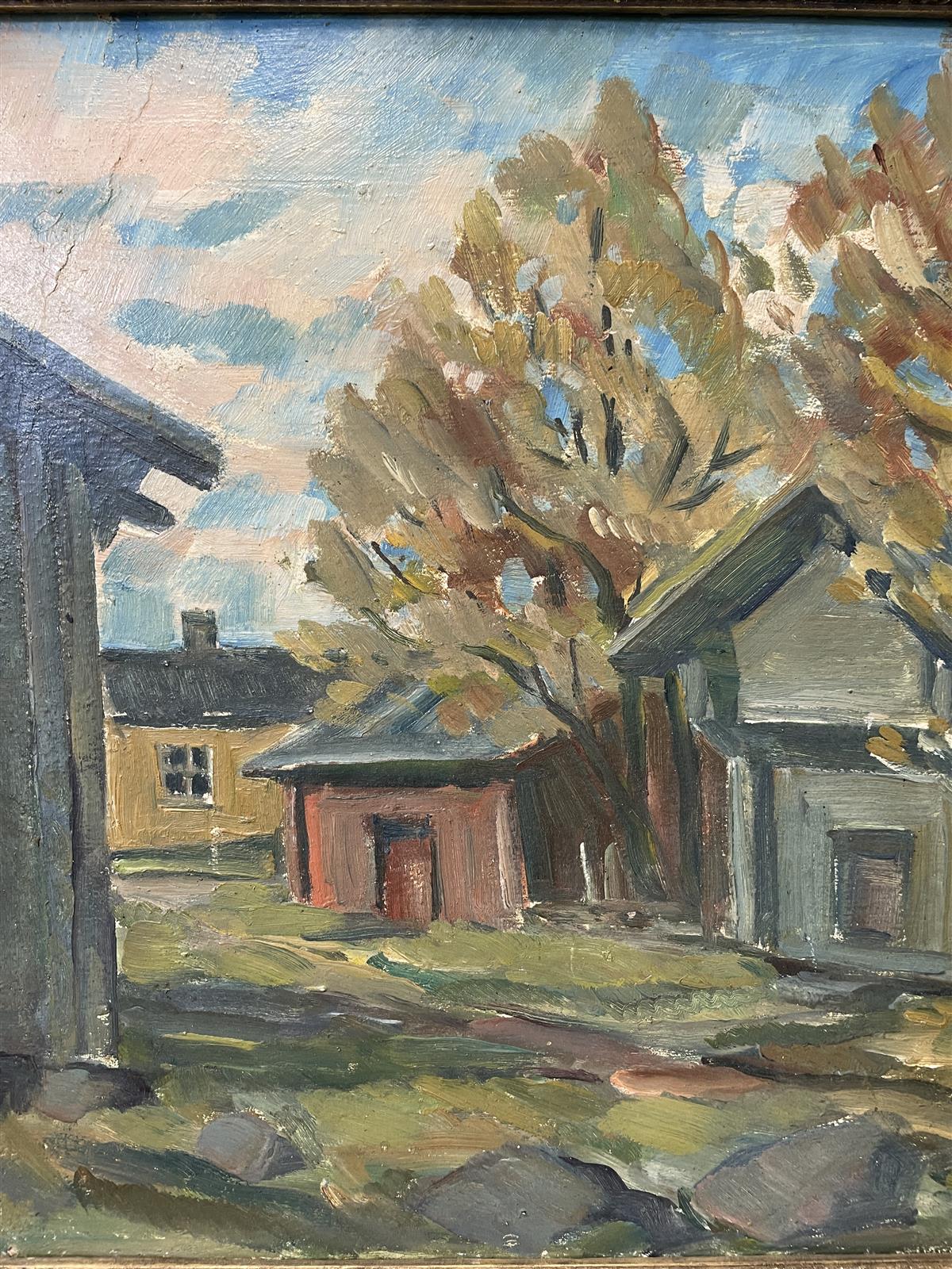 Taulu Maisema öljyväri, W Alhonen