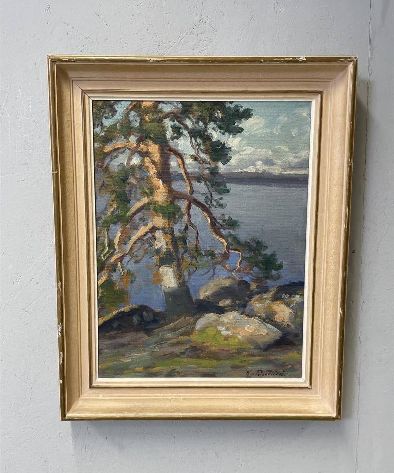 Taulu Maisema öljyväri, Yrjö Penttilä