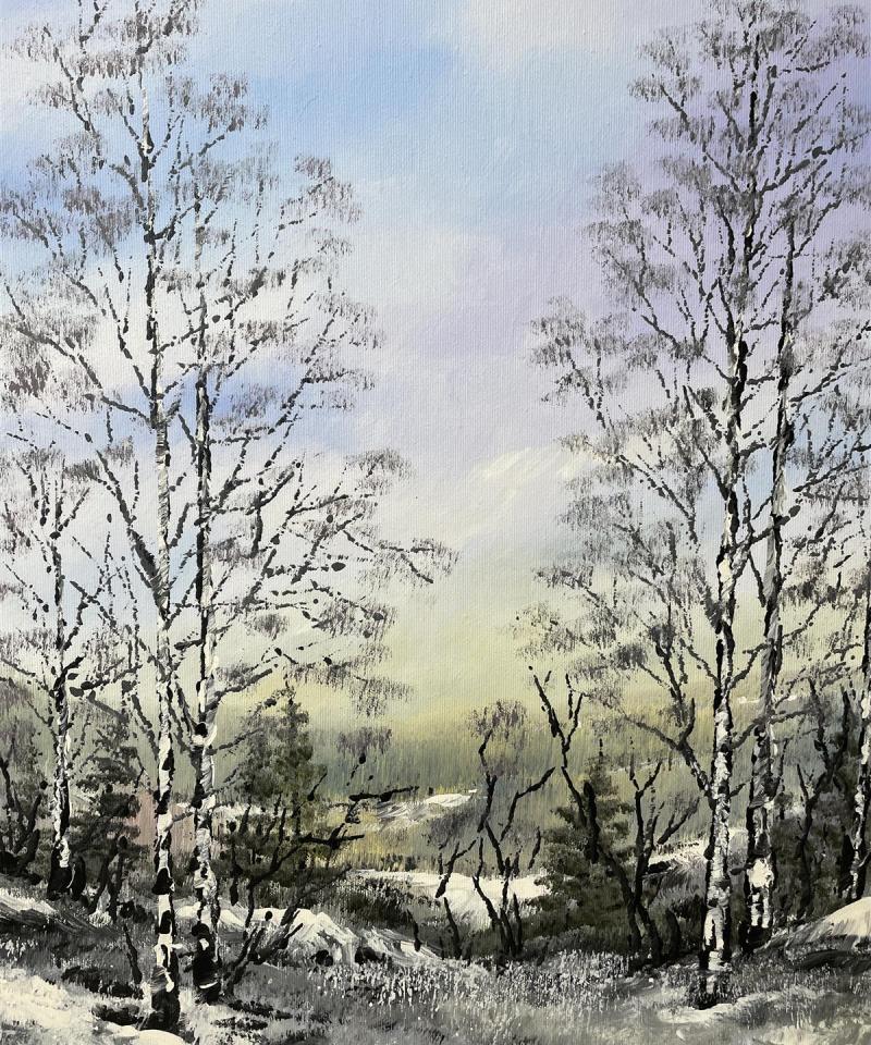 Taulu öljyvärimaalaus, Sven Holm -86