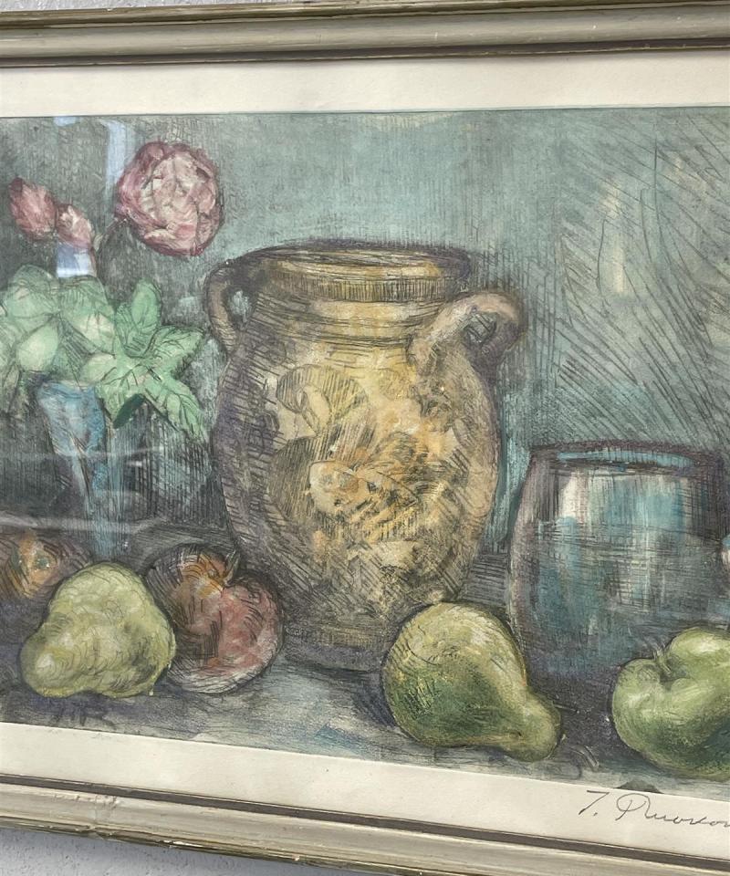 Taulu Asetelma värietsaus, Jalmari Ruokokoski 1928