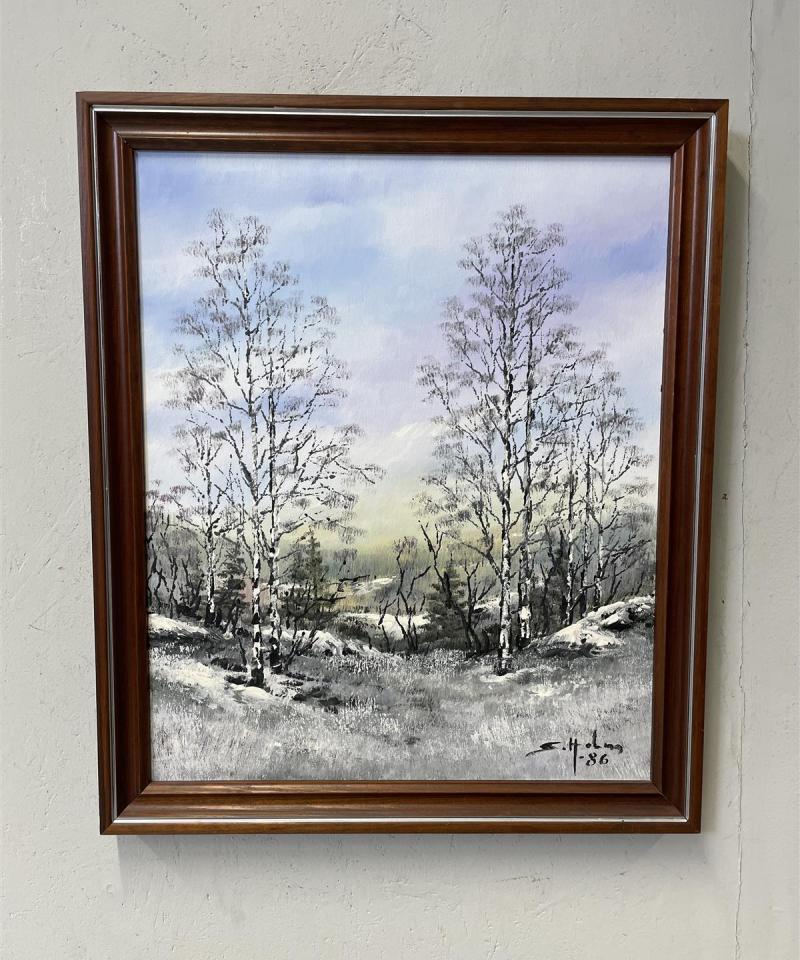 Taulu öljyvärimaalaus, Sven Holm -86
