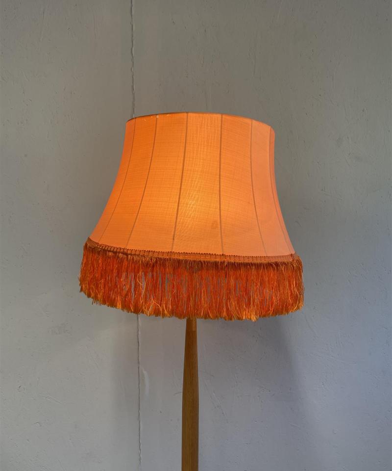 Retro jalkalamppu oranssi varjostin