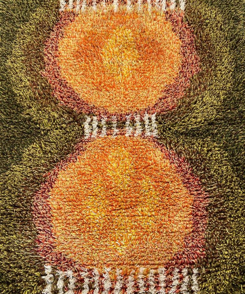 Ryijy ”Lyhdyt” 110x160cm, Elsa Koivu