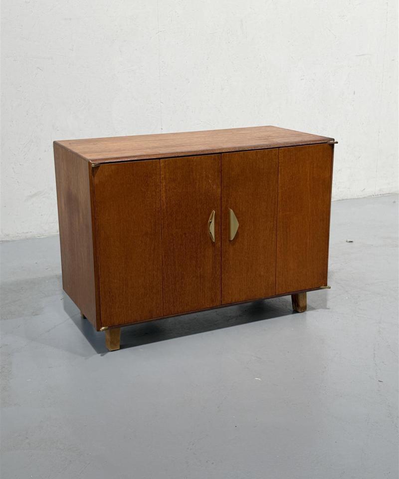 Vintage teak Fenno radiokaappi