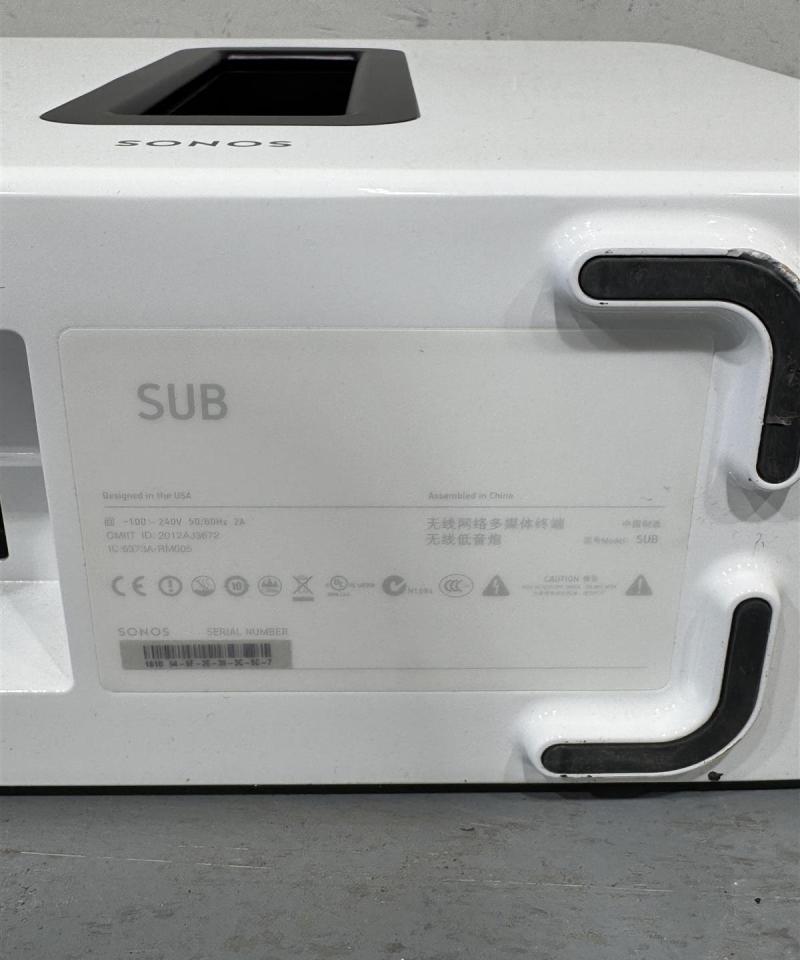 Sonos SUB ja PLAY:1 kaiuttimet (2kpl)