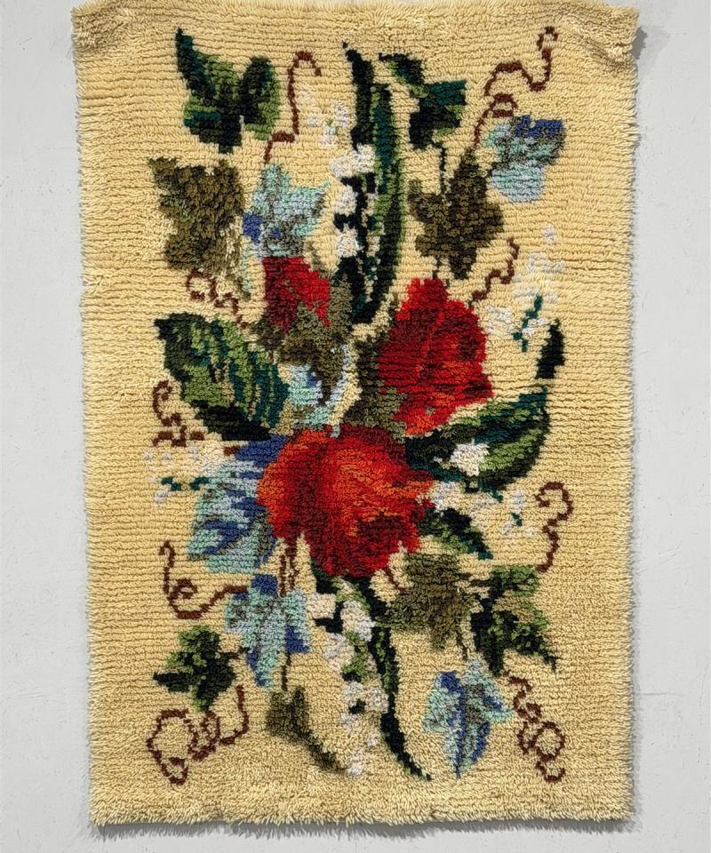 Ruusuryijy vintage 110x160