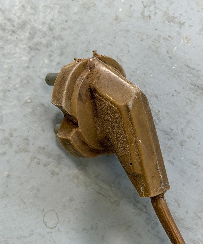 NAF vintage teak lattiavalaisin