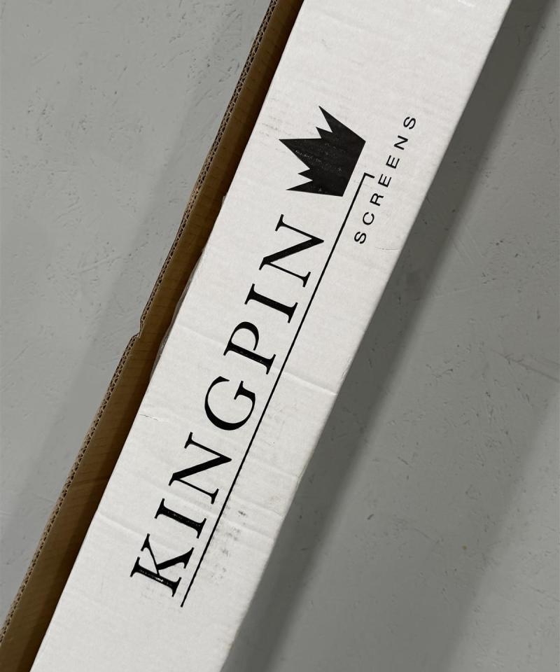 Kingpin EES210 valkokangas 117 tuumaa