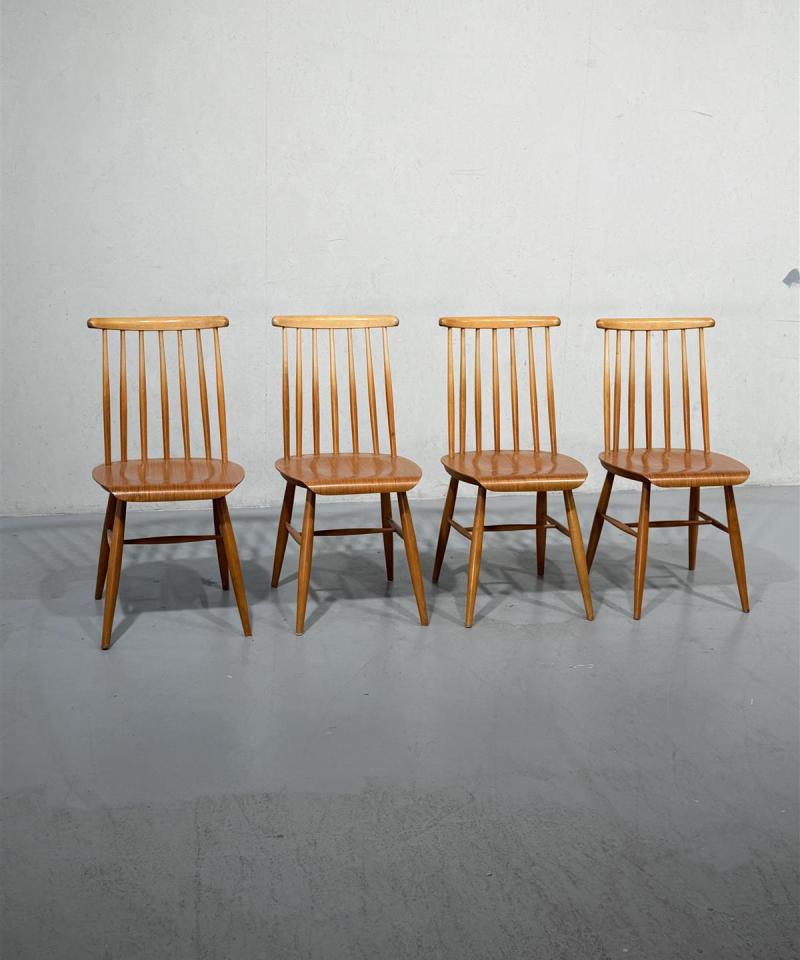 Vintage pinnatuolit (4kpl)