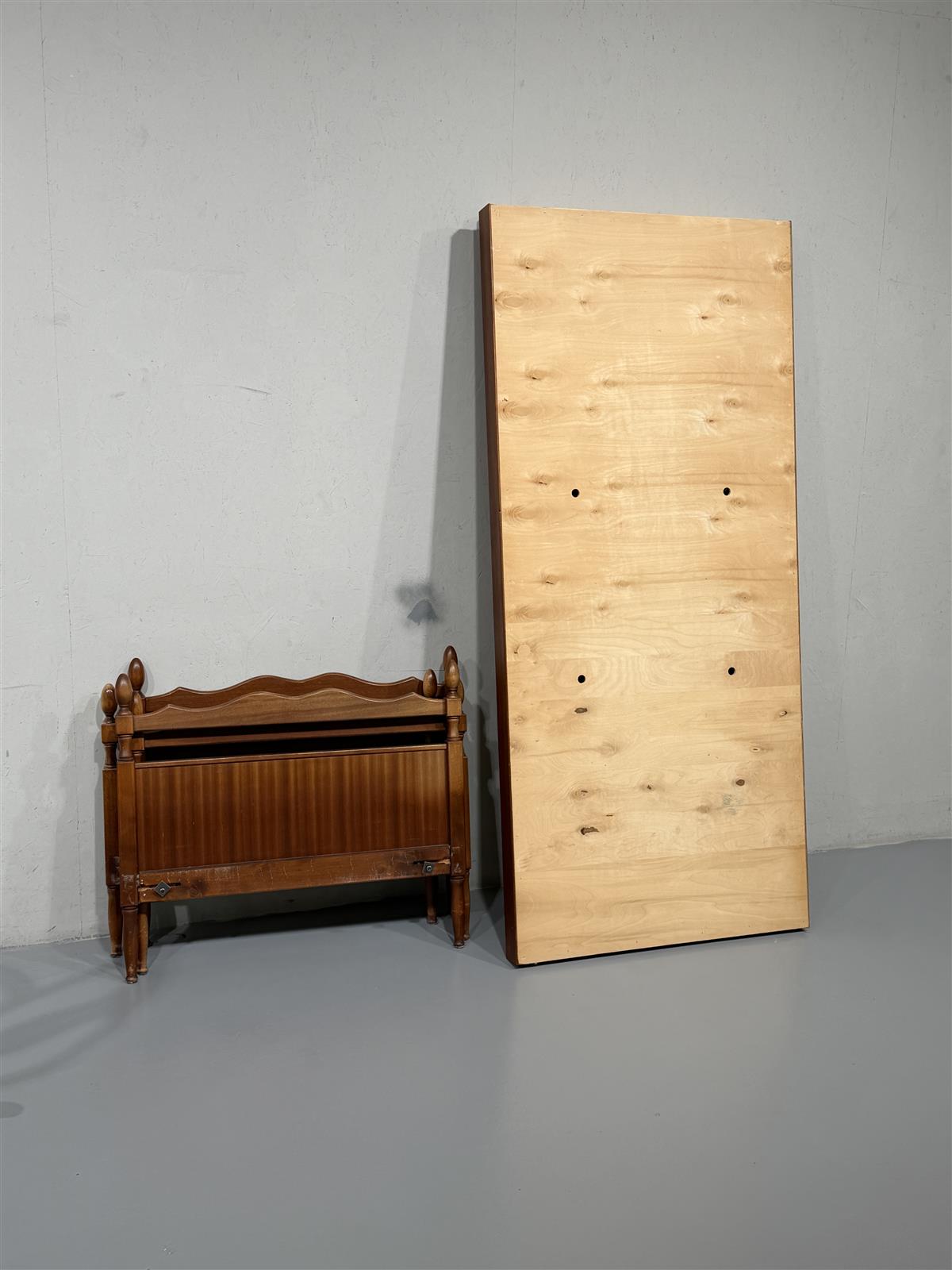 Vintage sängyn runko (2kpl) 90x200