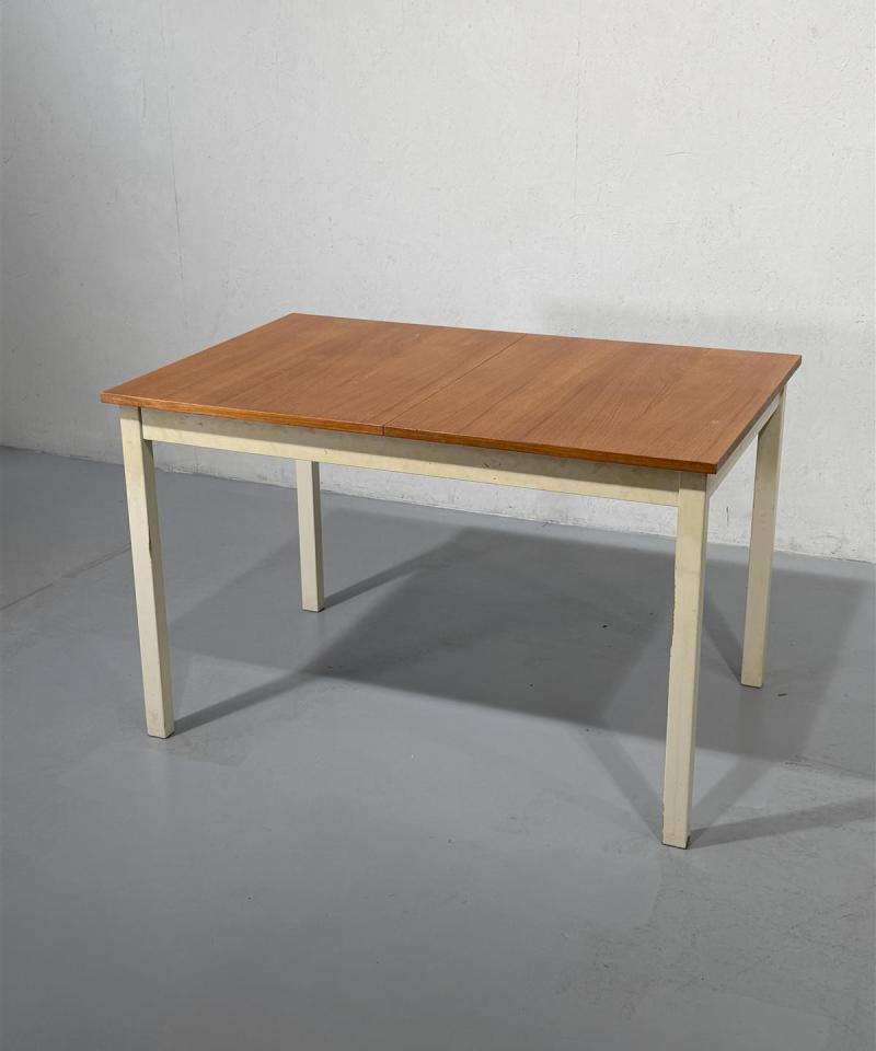 Vintage ruokapöytä 115x75 jatkopalalla