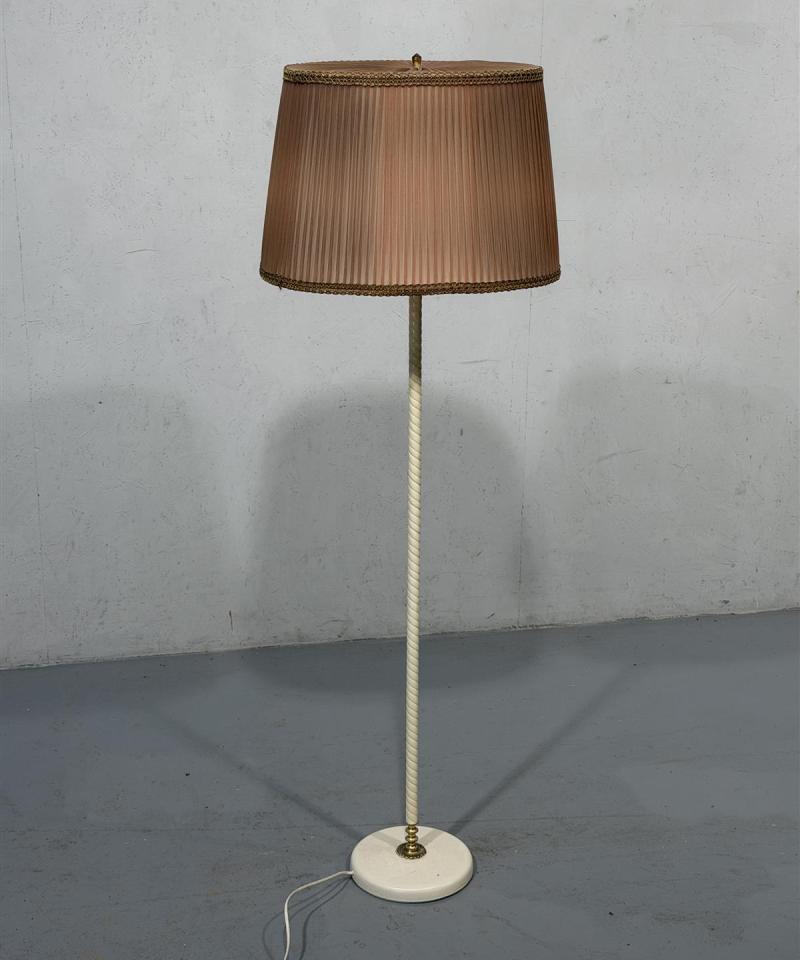 Vintage lattiavalaisin ruskea varjostin