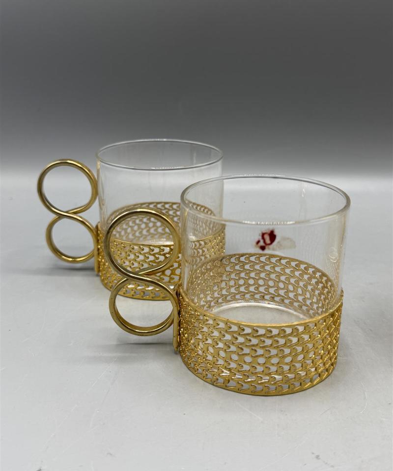 Iittala Tsaikka ja Karaatti lasit kulta (2 + 2kpl)