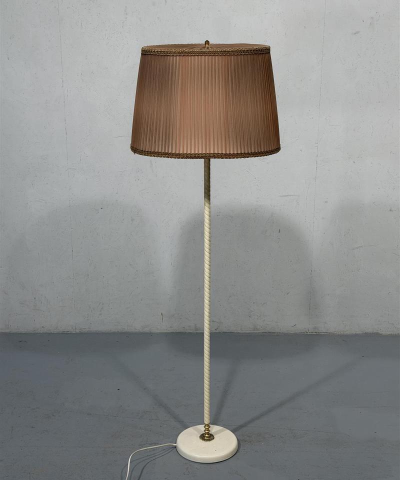 Vintage lattiavalaisin ruskea varjostin