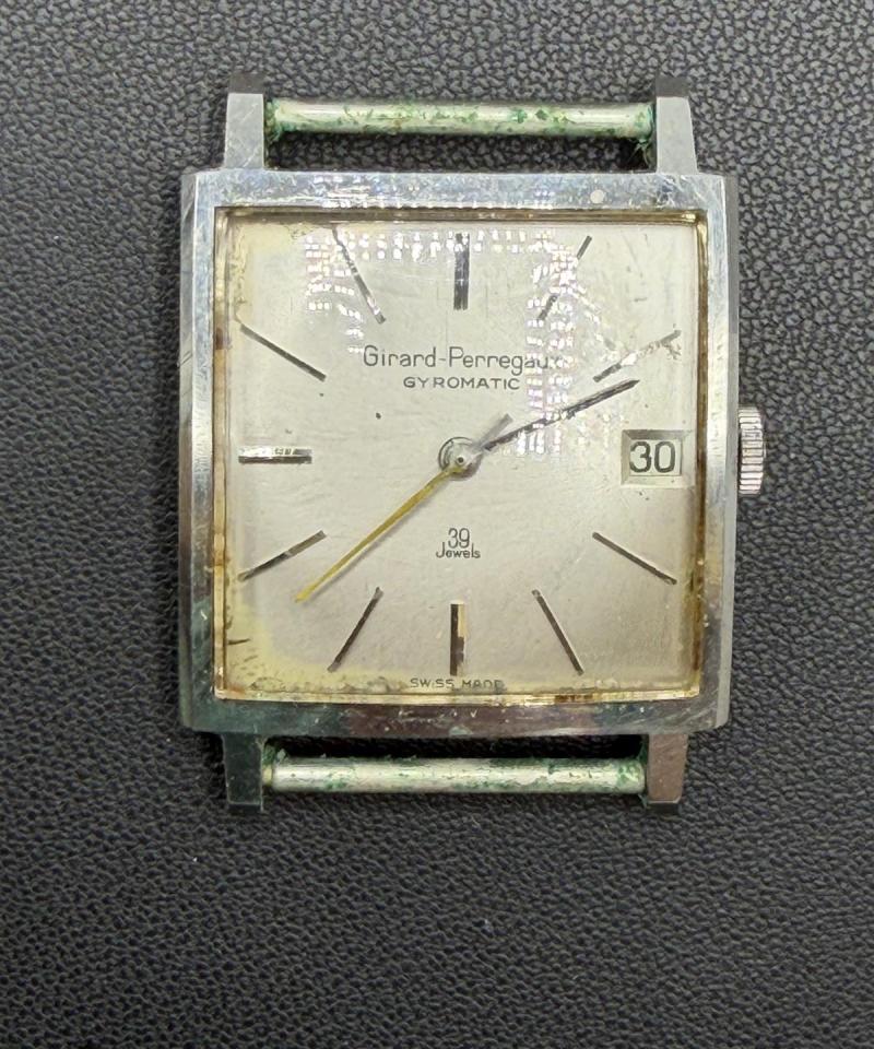 Girard-Perregaux Gyromatic 39 jewels rannekello