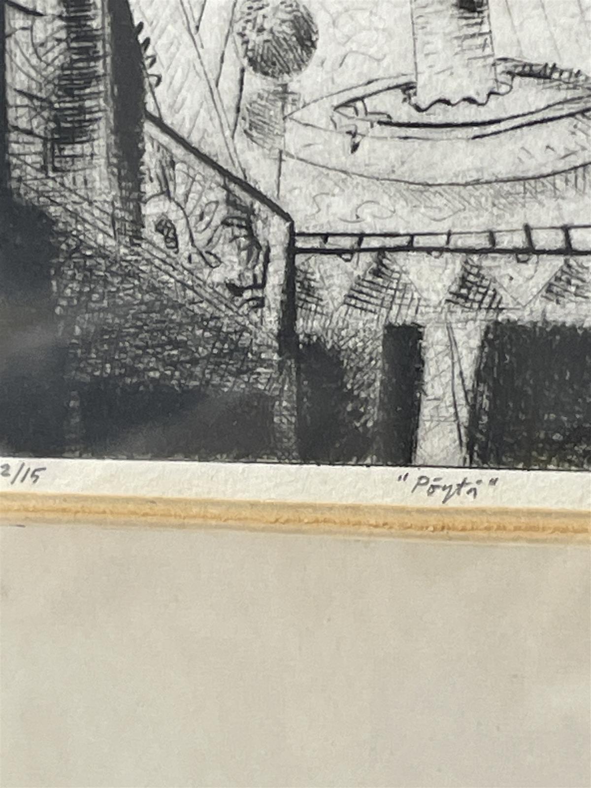 Taulu ”Pöytä” Grafiikka, Hannu Hyrske -71