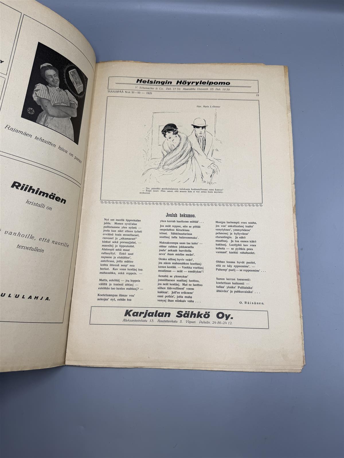 Tuulispään Joulu 1925 lehti