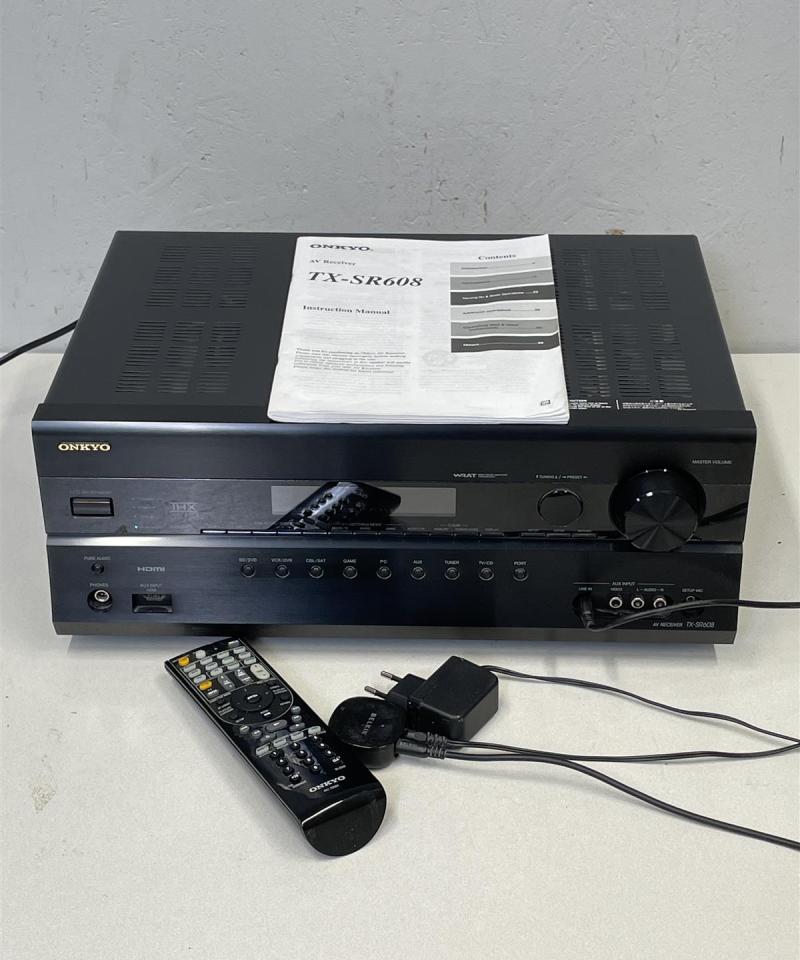 Onkyo TX-SR608 AV-vastaanotin vahvistin