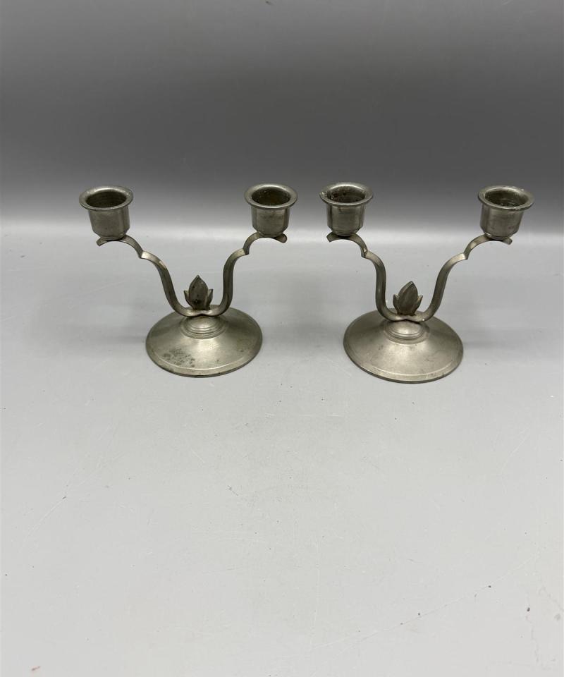 Art Deco Tina kynttilänjalka pari (2kpl)