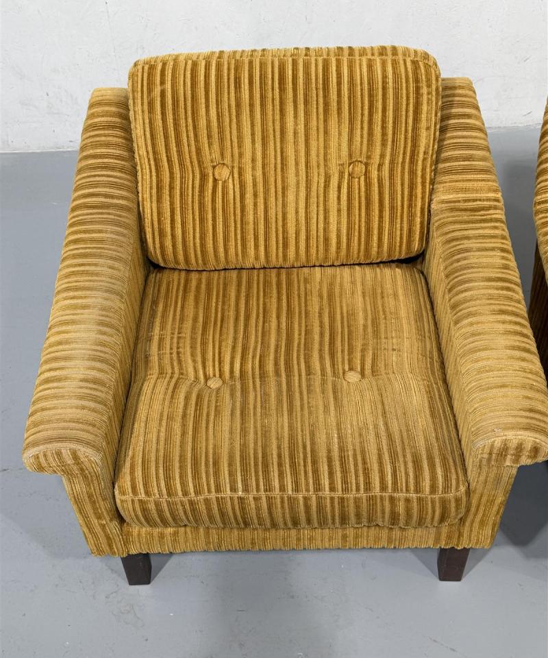 Vintage Asko nojatuolit (2kpl) keltainen
