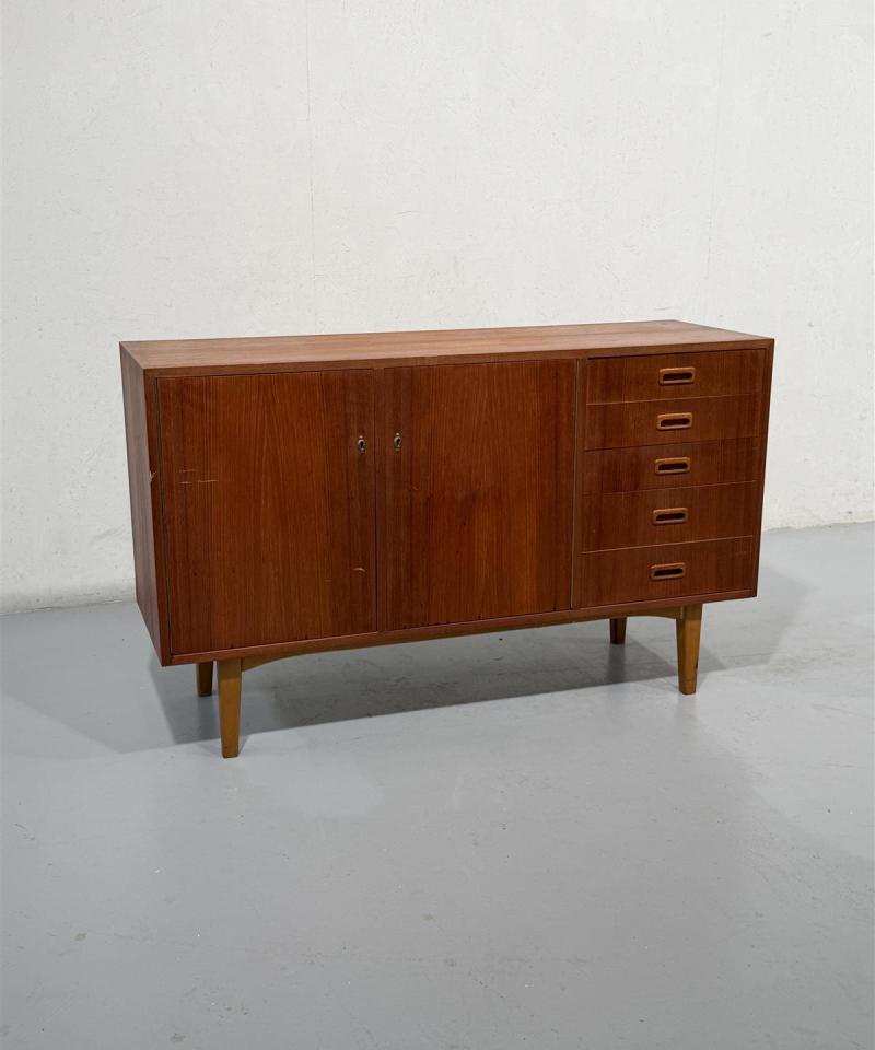 Vintage teak 60-luku senkki