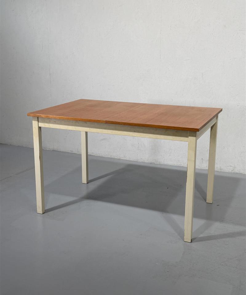 Vintage ruokapöytä 115x75 jatkopalalla