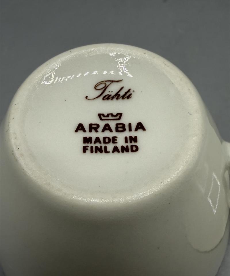 Arabia Tähti kahvikupit (8kpl)