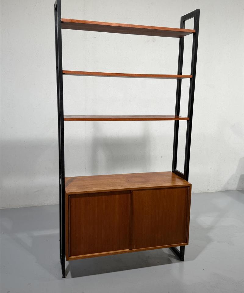 Vintage Asko 60-luku hyllykkö teak