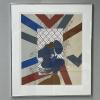 Taulu ”Composition” serigrafia, Lauri Ahlgren 1979