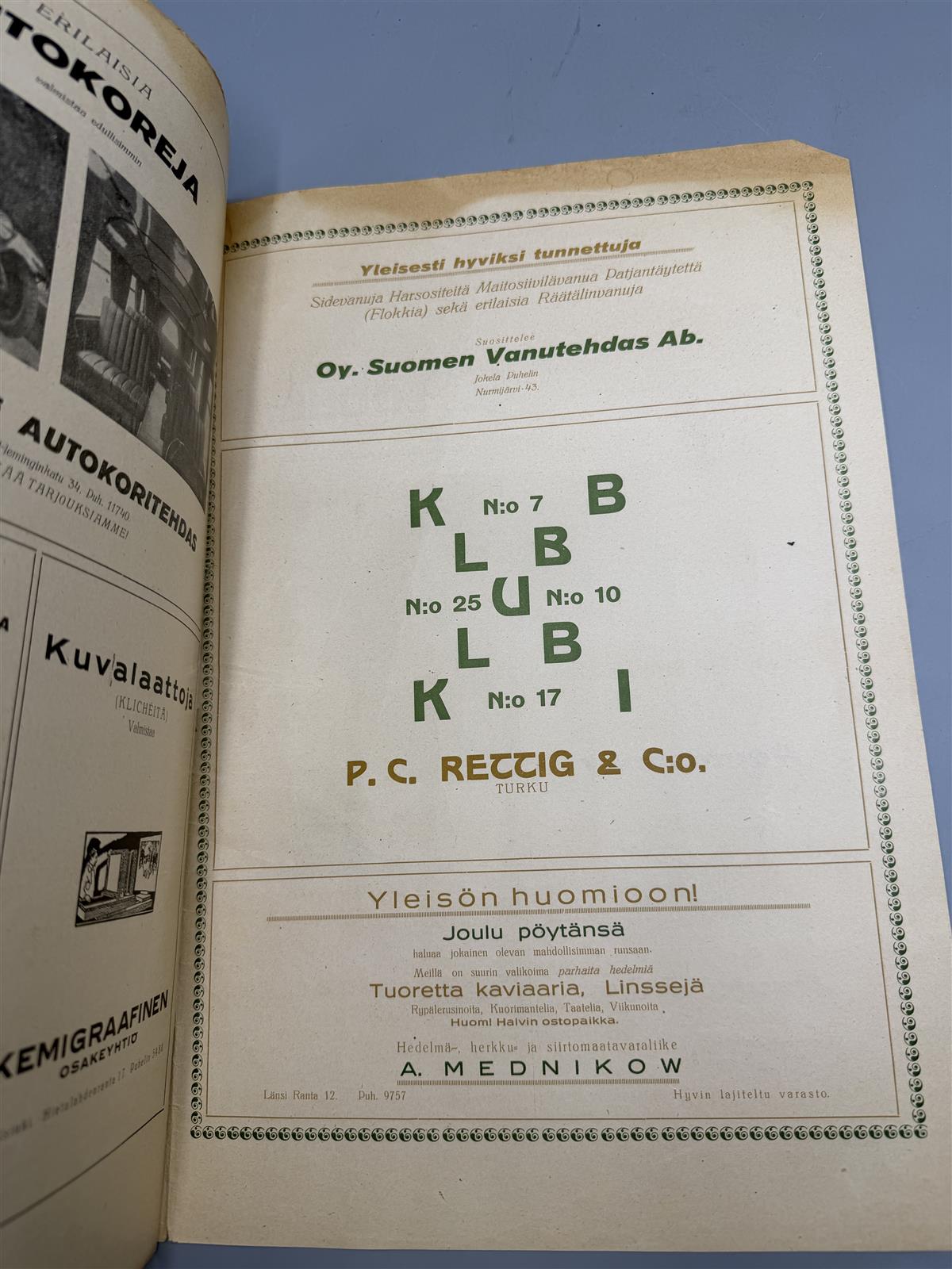Tuulispään Joulu 1925 lehti