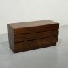 Asko Vintage lipasto ruskea, 3 tasoa
