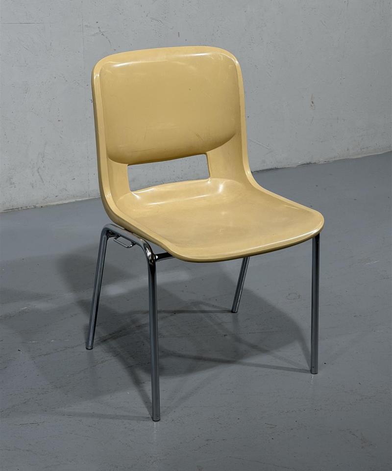 Isku retro muovituolit (5kpl)
