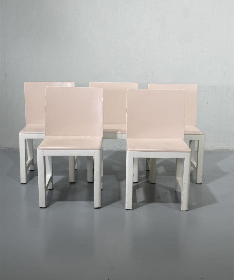 Vintage tuolit (5kpl) vaalea