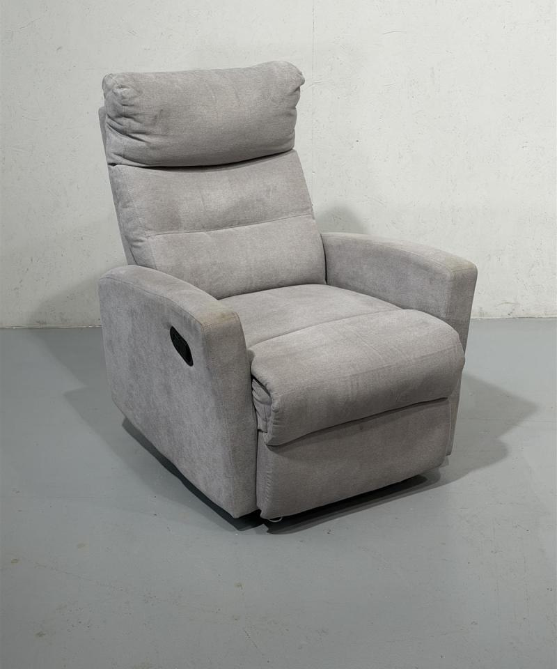 Recliner nojatuoli harmaa