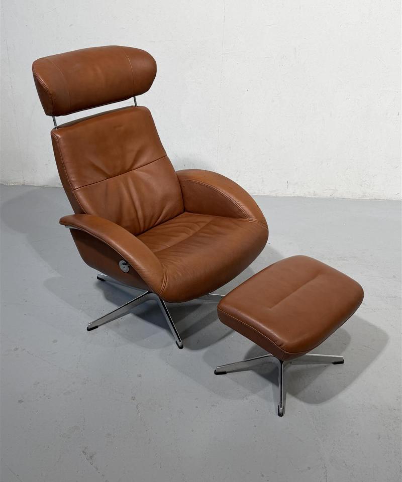 Conform Flow recliner nojatuoli ja rahi ruskea
