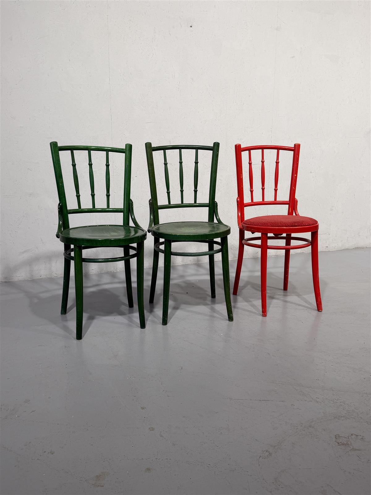 Vintage thonet tuolit (2+1kpl)