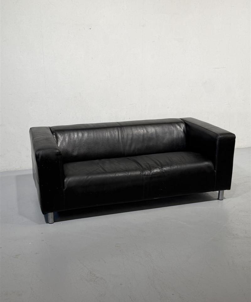 Ikea Klippan musta sohva