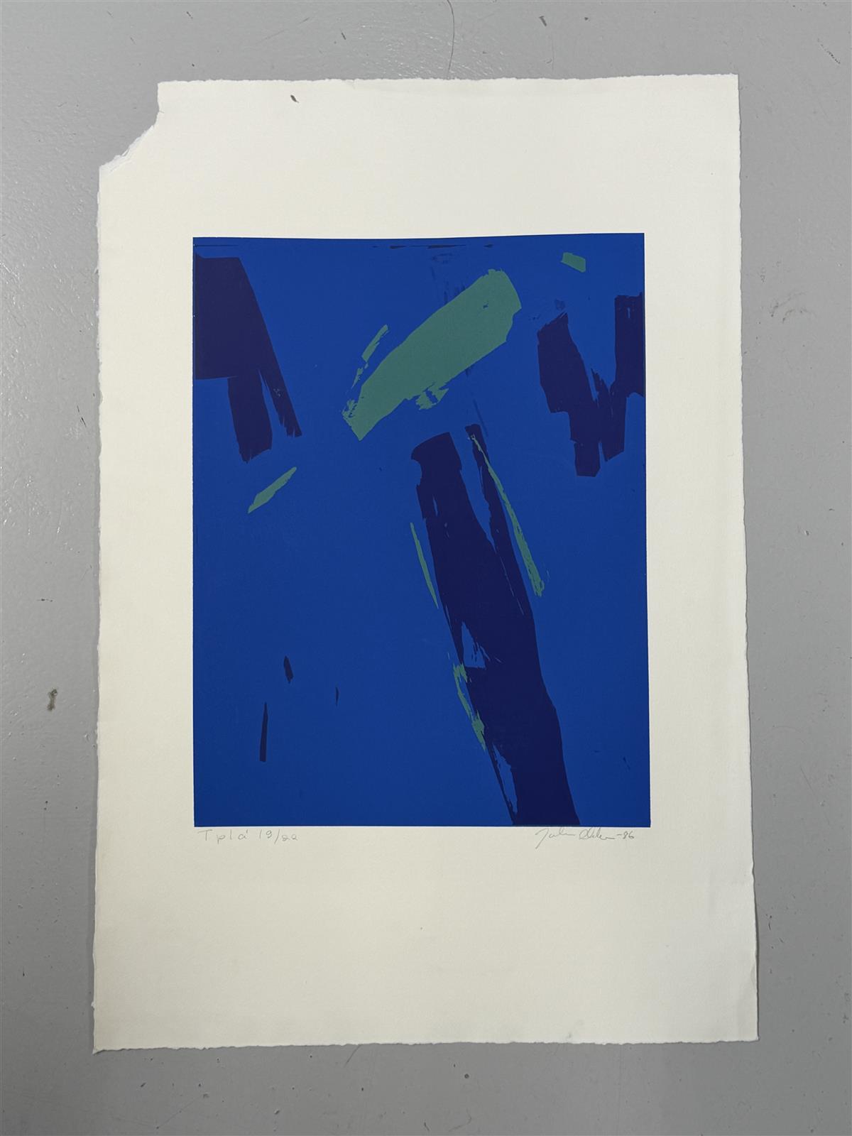 Taulu serigrafia Juha ? -86