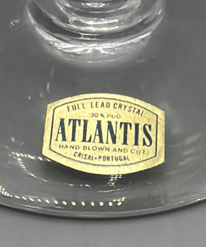 Atlantis kristallikarahvi ja aromilasit (4kpl)