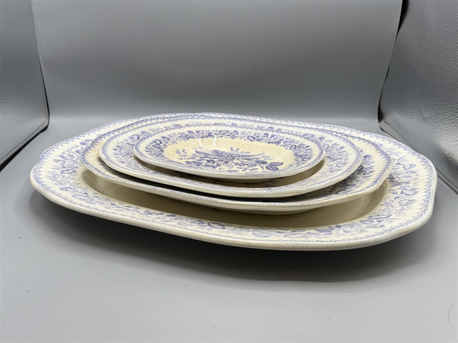 Gustavsberg antiikki Florilla tarjoilulautaset (4kpl)