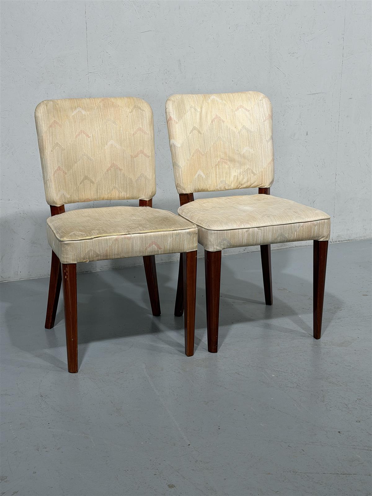 Vintage tuolit (2kpl) mahonki 50 luku