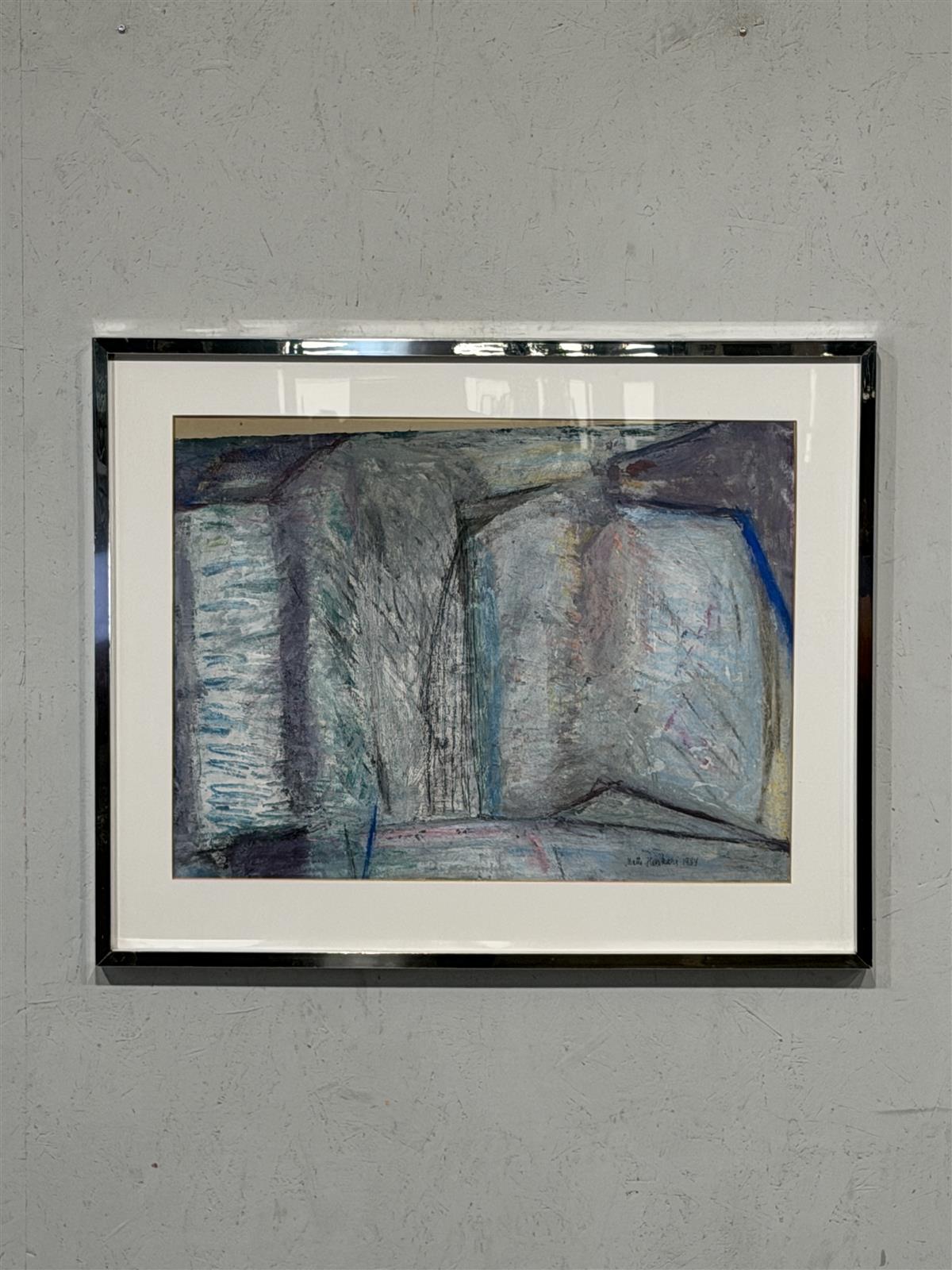Taulu pastelli Matti Heiskari 1984