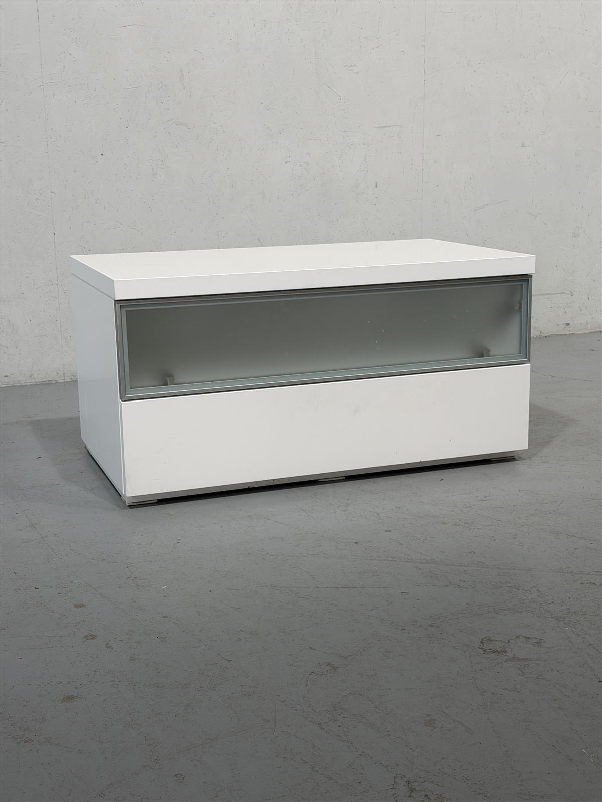 Lumo TV-taso 90cm lasiovella